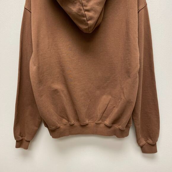 Tanner Fletcher Genderless Brown Lace Trim Pullover Hoodie & Jogger Set S $640 - Picture 14 of 16